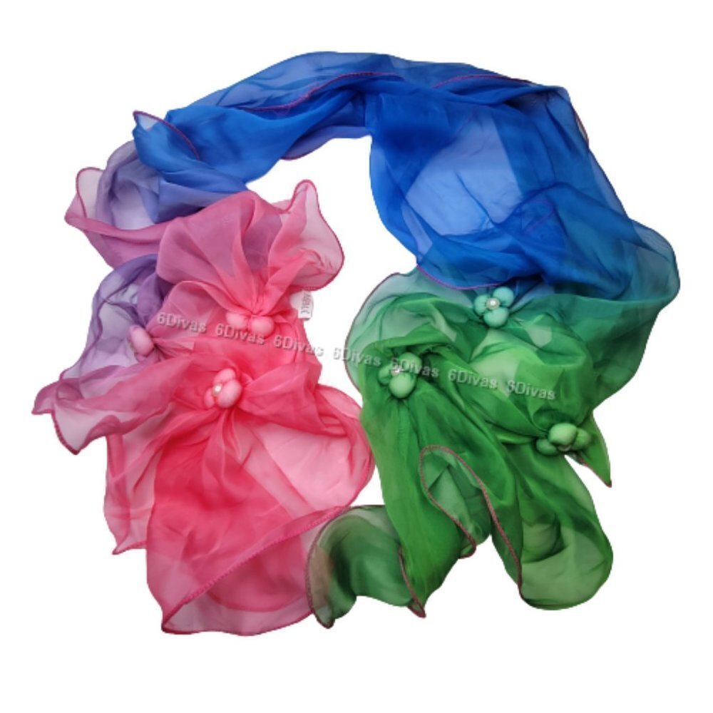 Womens Colorful Thin Long Scarf